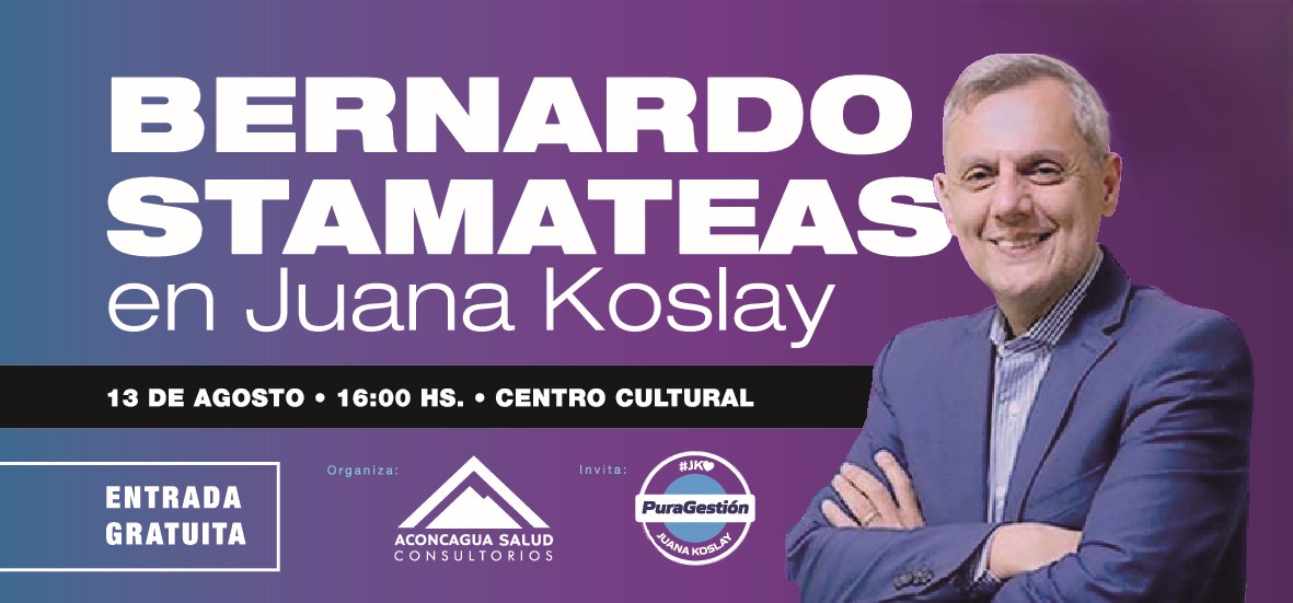 Bernardo Stamateas presentará su nuevo libro en Juana Koslay